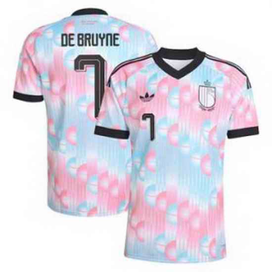 Men 7Kevin De Bruyne Belgium Jersey   2